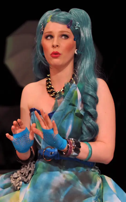 performer on stage