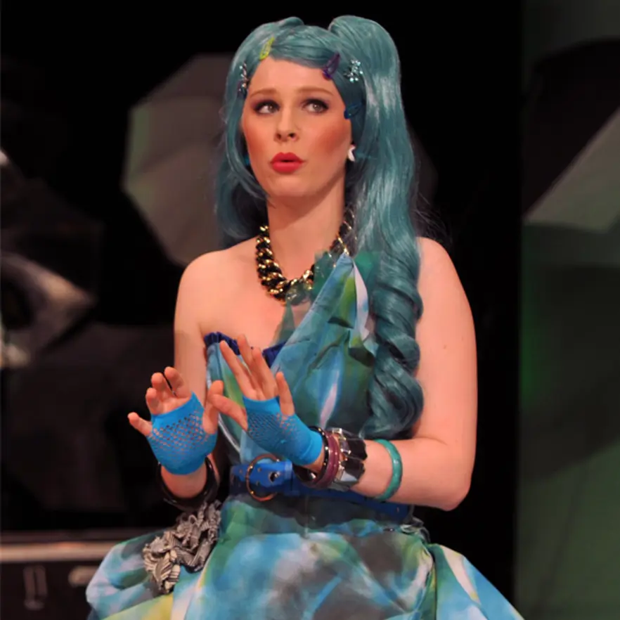 performer on stage